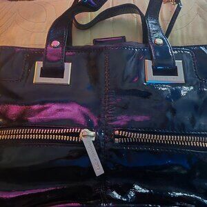 Vintage Michael Kors black leather handbag